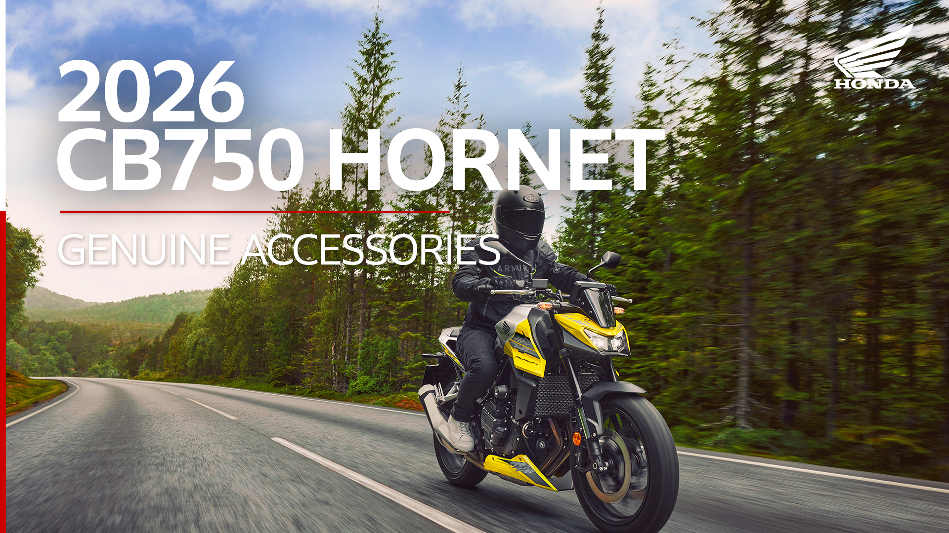 Originálne príslušenstvo pre model CB750 Hornet 2026 